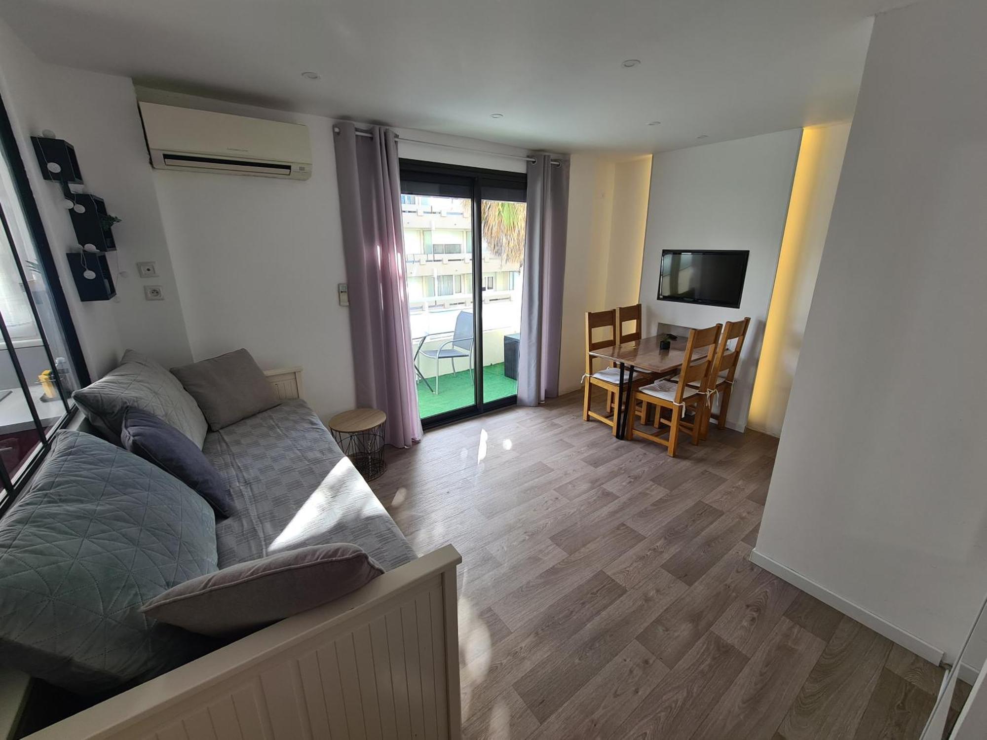 Appartement Mediterranee 150M De La Plage กาเนต์-อ็อง-รูสซียง ภายนอก รูปภาพ