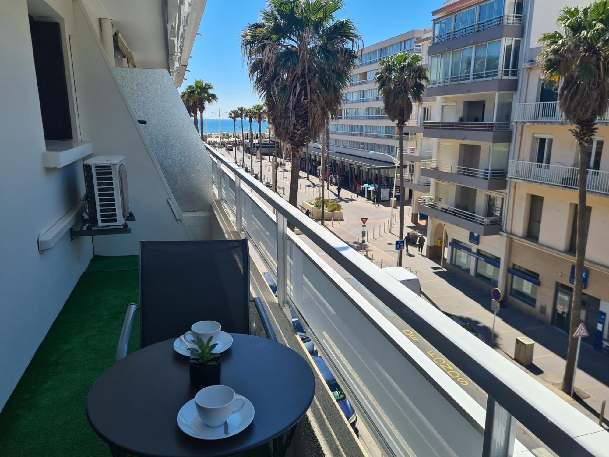 Appartement Mediterranee 150M De La Plage กาเนต์-อ็อง-รูสซียง ภายนอก รูปภาพ